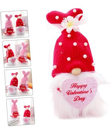 ORFOFE Valentine Gnome House Decorations for Home Mr Mrs Plush Gnome Wear-Resistant Gnome Decor Toy Desktop As Shown 2 111x9x26cm - Buy Online on GoSupps.com