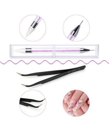 1500 Self-Adhesive Rhinestones - 6 Sizes Glittering Crystal Gemstones for Nails Clothing & Crafts + Tweezers & Picker Pen - Buy Online on GoSupps.com