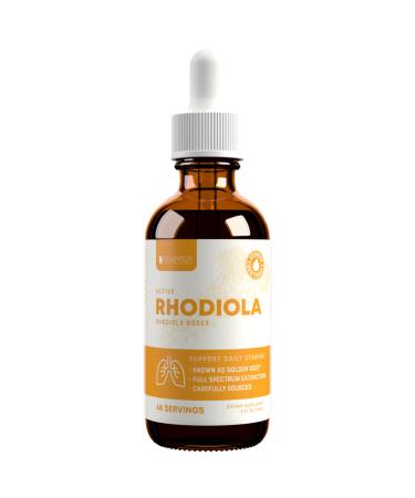 Active Rhodiola - Rhodiola Root Extract with Natural Rosavins - Liquid Delivery for Better Absorption - Supports Energy & Stress