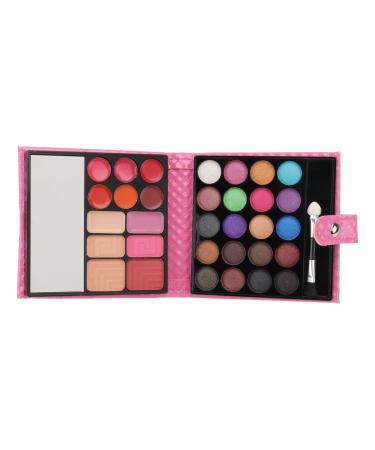 FOMIYES 1pcs 32 Eye Shadow Eyeshadow Matt Makeup Palette Eyeshadow Pallet Eyeshadow Palette Shell Diamond 1 count (Pack of 1) Pink