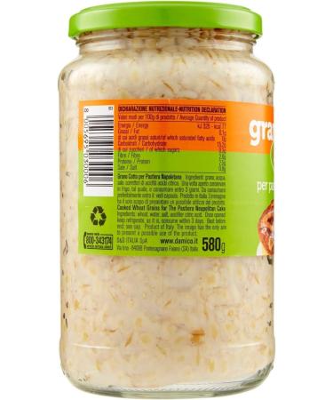 D'Amico 6x DAmico cooked wheat for Neapolitan Pastiera 580 g gekookte tarwekorrels Italy - Buy Online on GoSupps.com
