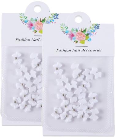 40x Bowknot Nail Nails Art 3D Nail DIY Nails Decorations Jewels Supplies For Acrylic Nails 40x 3d Nails Art Bowknot Nail Nails Decoration Jewels Supplies Black No. 2 - Buy Online on GoSupps.com