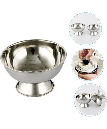 Minkissy High Impact Shell Container Ceramic Shaving Bowl & Brush for Travel | Durable Stainless Steel Cleaning Solution - Buy Online on GoSupps.com