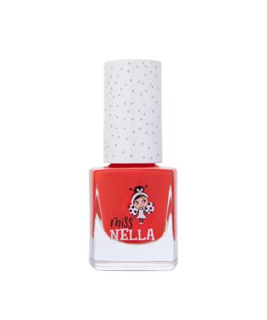 Miss Nella Strawberry N Cream Peel-Off Nail Polish for Kids - Non-Toxic Water-Based Odorless Red Formula - Buy Online on GoSupps.com