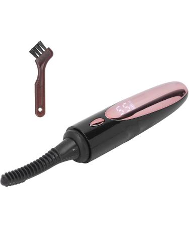 Verdant Touch Portable Electric Eyelash Curler Heated Electric Eyelash Curler Rechargeable Portable Silicone Brush Head for Women Black - Buy Online on GoSupps.com