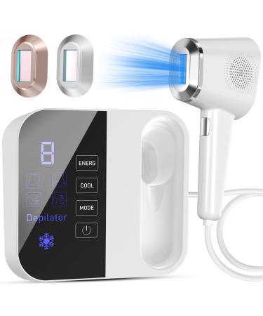 OPT Laser Hair Removal Device Pro 3 in 1 Beauty Salon Grade Home Hair Remover Device with Cooling System IPL Body Painless Laser Hair Removal for Face Armpits Arms Legs Bikini Line Women and Men
