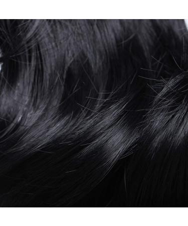 Sego Ponytail Extension - Voluminous Wavy Black Hair Piece for Realistic Look | 30 cm (110 g) - Perfect Hair Braid & Extension for International Shipping - Buy Online on GoSupps.com