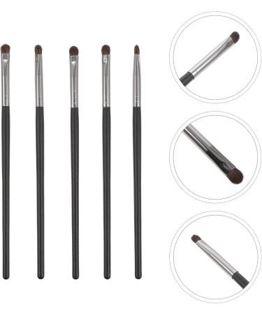 DRESSOOS 5pcs Eye Shadow Brush Makeup Brush Eye Brush Eye Shadows Kit Eye Shadow Brushes Wooden Handle - Buy Online on GoSupps.com