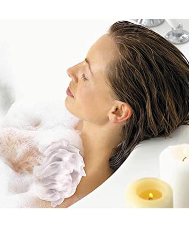 Ultra-Soft Exfoliating Body Bath Sponge - 4-Pack in Assorted Colors for Men & Women | Perfect Shower Back Scrubber - Buy Online on GoSupps.com