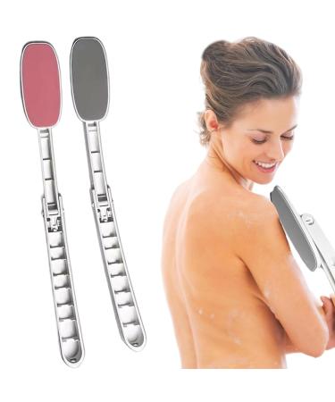 Applicateur de lotion pour le dos 2 pi ces applicateur de lotion pliable avec longue poign e aide la cr me pour le dos portable multifonctionnelle pour la maison les salons les spas