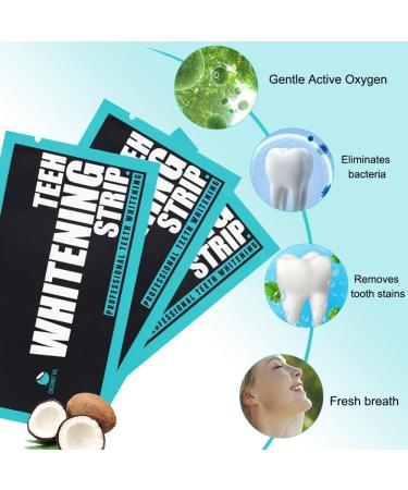 Teeth Whitening Strips New Enamel-Safe Teeth Whitening Formula No Sensitivity for Brilliantly White Teeth 7 Pairs - Buy Online on GoSupps.com