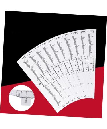 Didiseaon 100pcs Disposable Eyebrow Ruler Makeup Eyebrow Stencil Professional Eyebrow Ruler Caliper Major - Buy Online on GoSupps.com