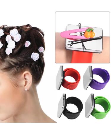 Magnetic Hair Clips Bracelet | Hair Clip Collector & Hairdresser Accessories | Black Hairpin Holder for Salon Styling - Buy Online on GoSupps.com