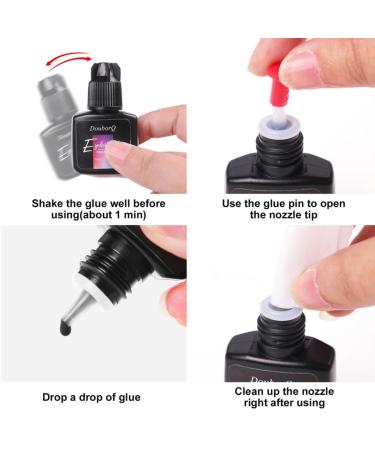 Buy Professional Eyelash Extensions Glue - Extra Strong Latex-Free Semi-Permanent 10ML | Best Makeup Tools for Beauty - Buy Online on GoSupps.com