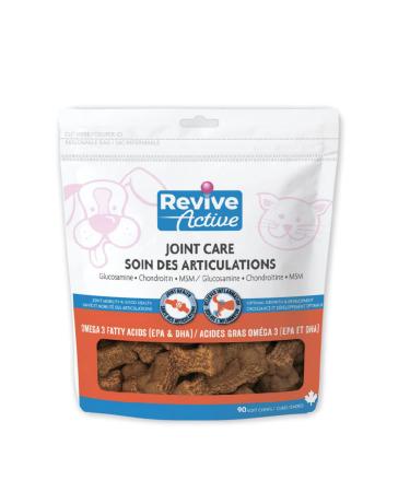 Revive Active Joint Care Soft Chews for Dogs and Cats 90Ct Relieves Inflammation Promotes Optimal Growth and Development Joint Mobility and Good Health. Chews 90ct
