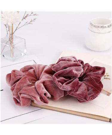 Senllori 12-Piece Scrunchies for Women | Classic Elastic Hair Bands & Ponytail Holders | Soft Natural Color Hair Accessories - Buy Online on GoSupps.com