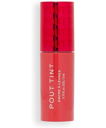 Makeup Revolution Pout Tint - Sweetie Coral | Lightweight Lip Tint with Hydrating Formula and Glossy Stain Finish | 3ml - Buy Online on GoSupps.com