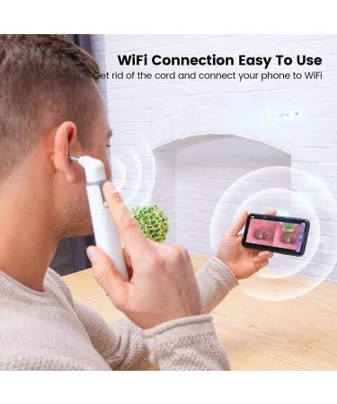 Buy Electric Ear Wax Removal Kit - Wireless Otoscope with 720P HD Camera & 6 LED for Kids & Adults - Buy Online on GoSupps.com