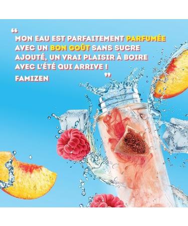 Lipton Raspberry Peach Cold Infuse Infused Water Flavored Water Take Anywhere 15 Pyramid Bags - Buy Online on GoSupps.com
