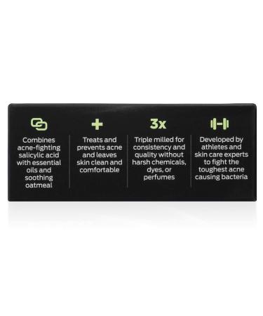 Defense Acne Care Bar Soap 4.2oz - 2% Salicylic Acid with Tea Tree, Eucalyptus Essential Oils & Oatmeal - Buy Online on GoSupps.com