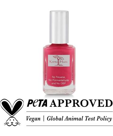 Karma Organic Quick Dry Nail Lacquer - Non-Toxic Vegan Nail Paint for Adults & Kids - No Toluene, Formaldehyde, DBP, TPHP - Farmer's Market Berries 0.43 fl oz - Buy Online on GoSupps.com