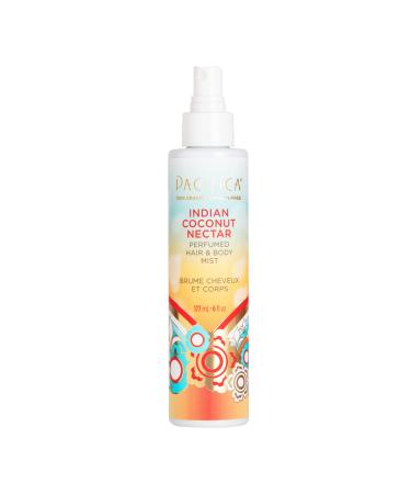 Pacifica Beauty  Indian Coconut Nectar Hair Perfume & Body Mist  Coconut and Creamy Vanilla Scent  Natural + Essential Oils  Alcohol Free  100% Vegan and Cruelty Free  Clean Fragrance Indian Coconut Nectar - Pack of 1