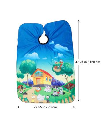 Yeglg Kids Hairdressing Cape - Waterproof Hair Cutting Cape for Children & Adults | Durable Salon Cape - Buy Online on GoSupps.com
