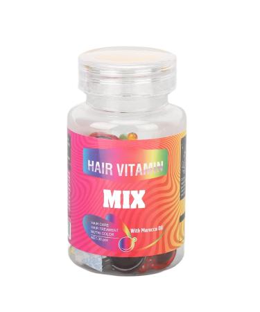 Dioche 30pcs Hair Care Essential Oil Capsule | Moisturizing, Repair & Maintenance | 7 Colors Mixed Hair Oil Serum Capsule for Women and Men - Buy Online on GoSupps.com
