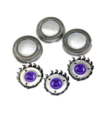 3Pcs HQ55 Replacement Shaver Heads Blades Fit for 5841XL 5825XL 5822XL 5821XL 5810XL 5803XL 5802XL 5801XL Close-cutting Men's Electric Razor Blades for a Smooth & Clean Shave 1 Count (Pack of 3)