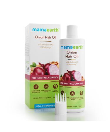 Mamaearth Onion Oil for Hair Growth & Hair Fall Control with Redensyl 250ml