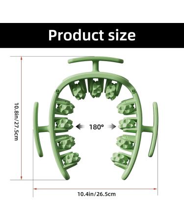 Maxant 360 3D Foam Massager - Ultimate Muscle Roller for Sore Muscles & Stiffness Relief (Green) | International Shipping Available - Buy Online on GoSupps.com