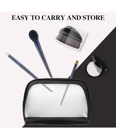 Foundation Makeup Brush - Kabuki Brush for Flawless Liquid & Powder Blending - Black - Buy Online on GoSupps.com