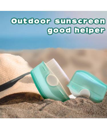 Kids Sunscreen Applicator Set - 4 Pack Soft Bristle Brushes with Covers & Cleaning Pads - Pink Sunblock Tools for Easy Application - Buy Online on GoSupps.com