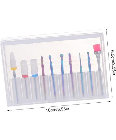 Ipetboom 1 Nail Polish Set Diamond Nail File Power Tool Toe Separators for Pedicure Ceramic Drill Bit Nail Dotting Tool Nail Drill Head Nail Art Tool Manicure Grinding Head Metal - Buy Online on GoSupps.com