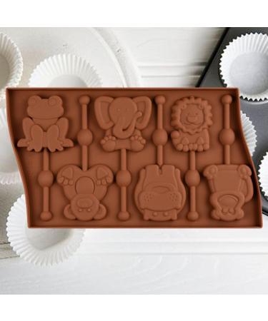 Alipis 2pcs 6 Silicone Molds Silicone Baking Molds Silicone Gummy Mold Candy Molds Food Grade Lollipop Mold - Buy Online on GoSupps.com