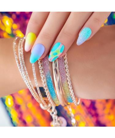 Buy Neon Ariel Effect Classic Nail Art Glitter Powder | UV Gel for Stunning Manicures - International Shipping Available - Buy Online on GoSupps.com