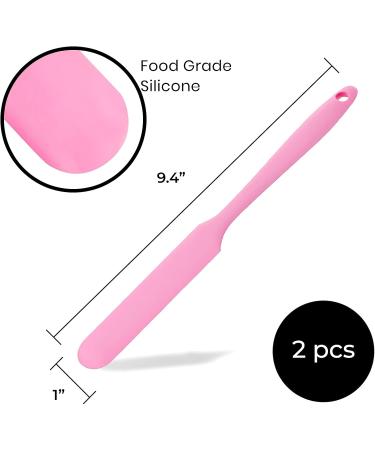 2 Pieces Non-stick Wax Spatulas Jar Spatulas Set Hair Removal Waxing Applicator Easy to clean Reusable Scraper Large Area Hard Wax Sticks for Body Use on Salon and Home Mixing Baking Scrapers 2 Count (Pack of 1) Pink - Buy Online on GoSupps.com