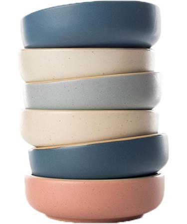 Fruit Bowl Snack Containers Dip Bowl Set Ceramic Condiments Snack Serving Plate Round Suitable for Salad Spices Spice Snacks and Appetizers 5pc Breakfast Bowls (Color : B) (B) - Buy Online on GoSupps.com