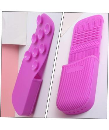 Ipetboom Makeup Brush Pad Cosmetic Brush Cleaner Pad Makeups Tool Clean Supplies Osmetic Brush Washing Tool Makeup Brush Clean Mat Brush Cleaning Mat Silica Gel Multifunction - Buy Online on GoSupps.com