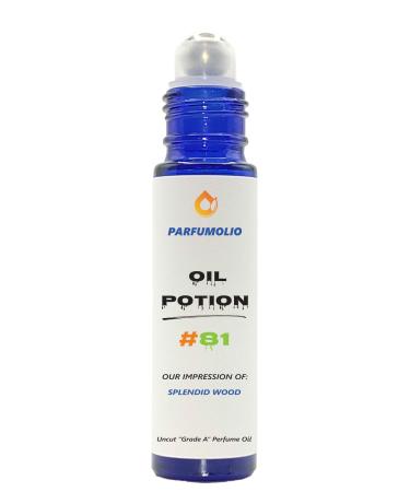 Oil Potion # 81 Inspired by Splendid Wood Unisex Uncut Grade A Fragrance Body Oil Dupe Concentrated Long Lasting Roll-On 10ml / 0.33 oz