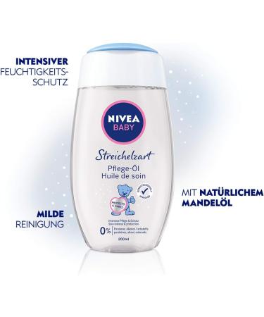 Nivea Baby Soft Care Oil 200 ml - Gentle and Nourishing Baby Skincare - Buy Online on GoSupps.com