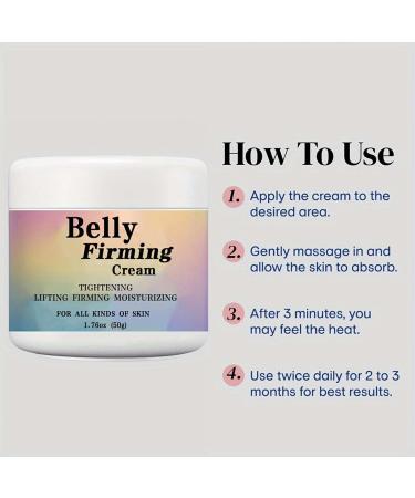 B Flat Belly Firming Cream - Skin Tightening & Cellulite Cream for Stomach Thighs & Butt Moisturizing Firming Lotion with Natural Ingredients Tightening Cream Tightening Gel (50g 3PC) - Buy Online on GoSupps.com