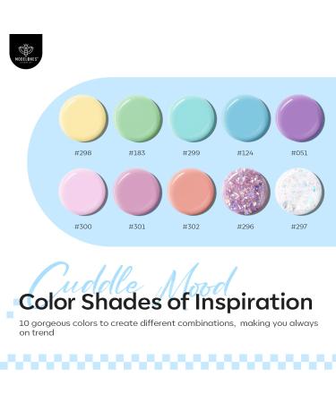 Modelones 59 Pcs Poly Nail Gel Kit Starter - Pastel Spring Colors Poly Nail Extension Gel with 6W Nail Lamp and Nail Art Accessories - Ideal for Beginners - Buy Online on GoSupps.com