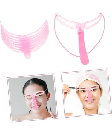 Mikinona Eyebrow Tools 3 Sets Eyebrow Aid Eyebrows Stencils Plastic Eyebrow Template Card Eyebrow Trimming Travel - Buy Online on GoSupps.com