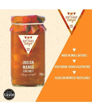 Cottage Delight Indian Mango Chutney - Authentic and Tangy Flavor | Buy Online - Buy Online on GoSupps.com