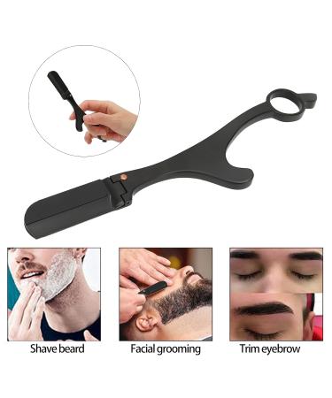 Nunafey Barber Finger Razor - Smooth Surface Clip Type Shaving Razor for Home & Salon Use (Silver) - Buy Online on GoSupps.com