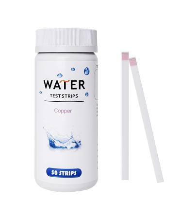 Bandelettes de test du cuivre pour eau 50 pi ces (0 10 mg/L ou ppm niveaux 0/0 5/1/2/5/10) D tection rapide et pr cise pour eau potable aquarium piscine et laboratoire