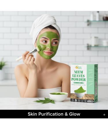 Herbs Botanica Neem Powder 100% Pure Natural Leaf Powder for Hair Skin & DIY Uses Finely Ground & Additive Free Natural Supplement in Resealable Pack 2 oz - Buy Online on GoSupps.com