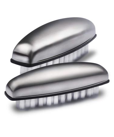 UCEC 2X Hand Washing Brush Nail Brush Stainless Steel Removes Odors for DIY Hand Washing in the Bathroom Kitchen for Cleaning White/Gray - Buy Online on GoSupps.com