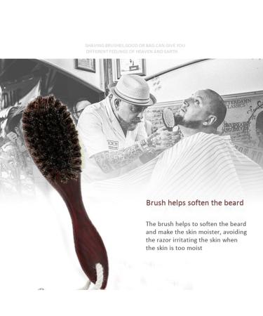 Grendly 2X Horse Hair Wave Beard Brush & Large Curved Comb - Natural Hair Styling Tools for Men | International Shipping - Buy Online on GoSupps.com